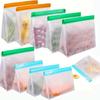 Leak-Proof Silicone Food Storage Bags - Reusable, Freezer-Safe For Sandwiches, Snacks & More - Perfect For Travel & Home Use