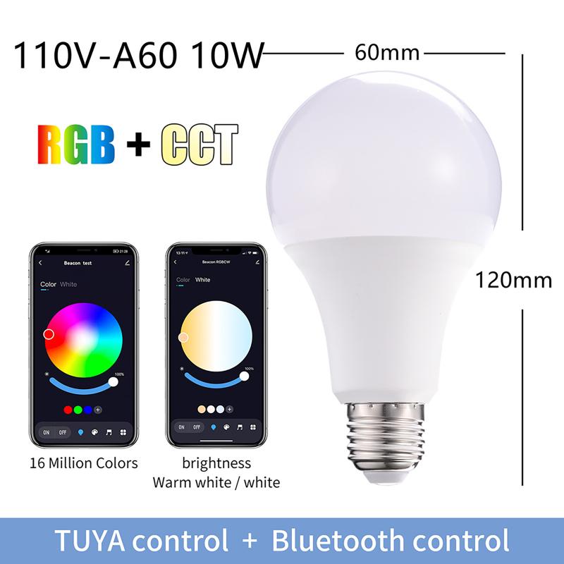 Умные лампочки, синхронизация музыки, приложение Tuya и пульт дистанционного управления, простая установка для спальни, кухни, ванной комнаты, прихожей, лестничной клетки