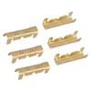 100Pcs Quick Connect Wiring Terminals Brass Crimp Terminals 0.5 1.5mm   Wire Clamps Brass