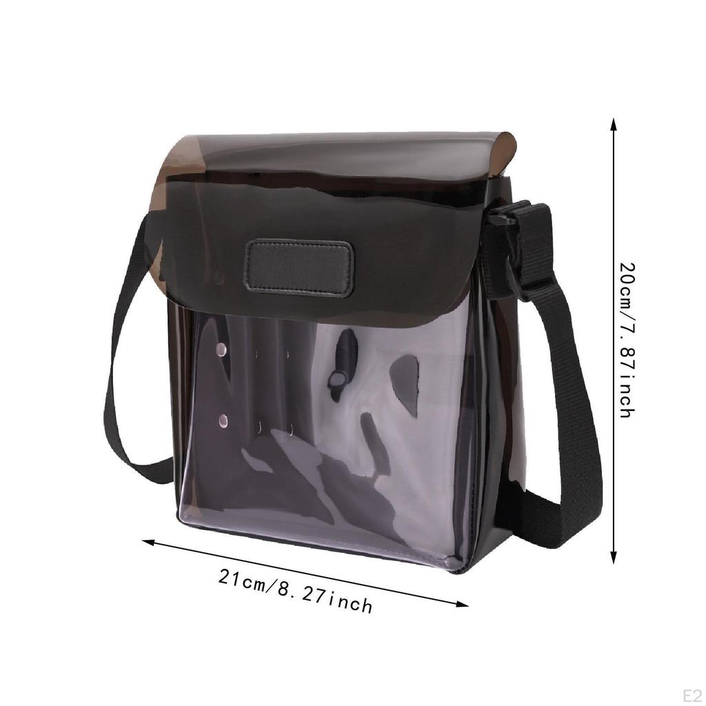 Прозрачная сумка-слинг для парикмахера, легкая, большая емкость, парикмахерские принадлежности для волос