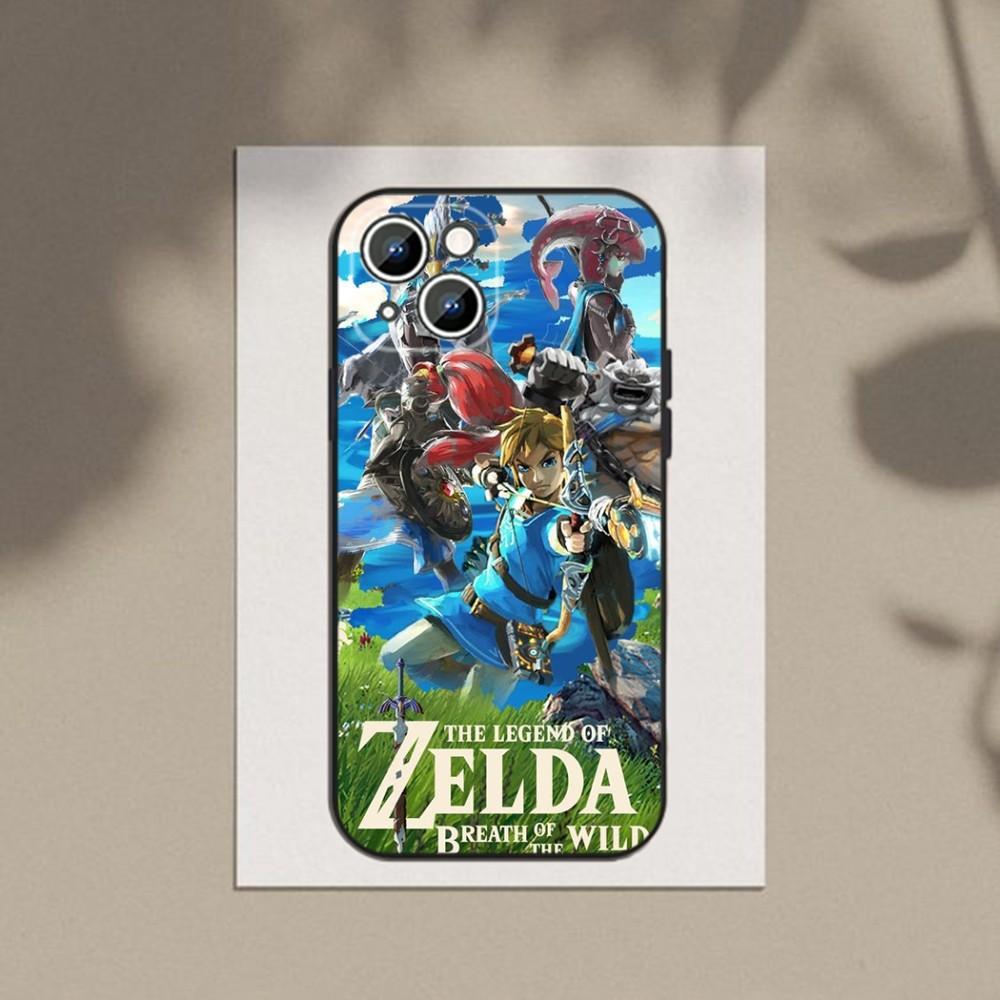 Z-Zeldas Game Phone Case Phone Case For Apple iPhone 15,14,13,12,11,XS,XR,X,8,7,Pro,Max,Plus,mini Silicone Black Cover