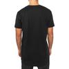 T-shirt long - Urban Classics - SHAPED - Noir - Manches courtes - Col arrondi