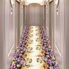 3D Flower Corridor Living Room Long Carpet Decoration Home Corridor Floor Mat Modern Luxury Entrance Decoration Area Carpet