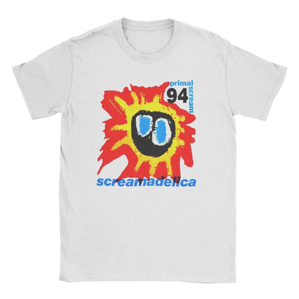 Primal Scream Screamadelica Crewneck Cotton Unisex TShirt New Arrival