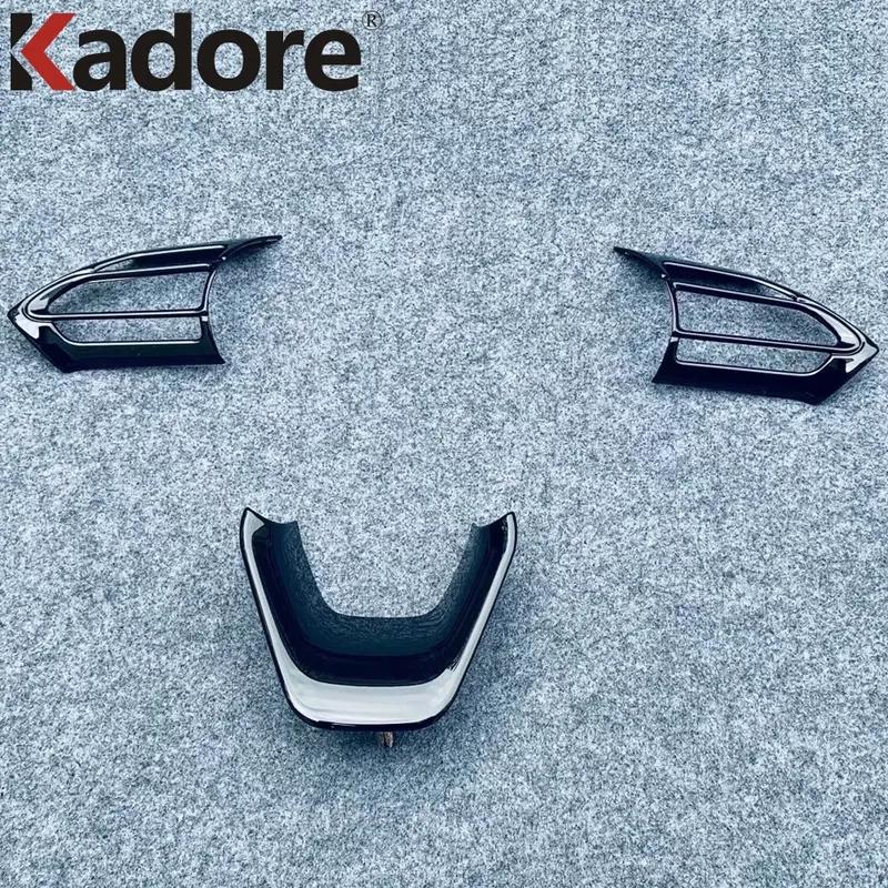Car Steering Wheel Panel Cover Trim For Toyota Yaris Cross Hybrid Matte Interior Mouldings Accessories