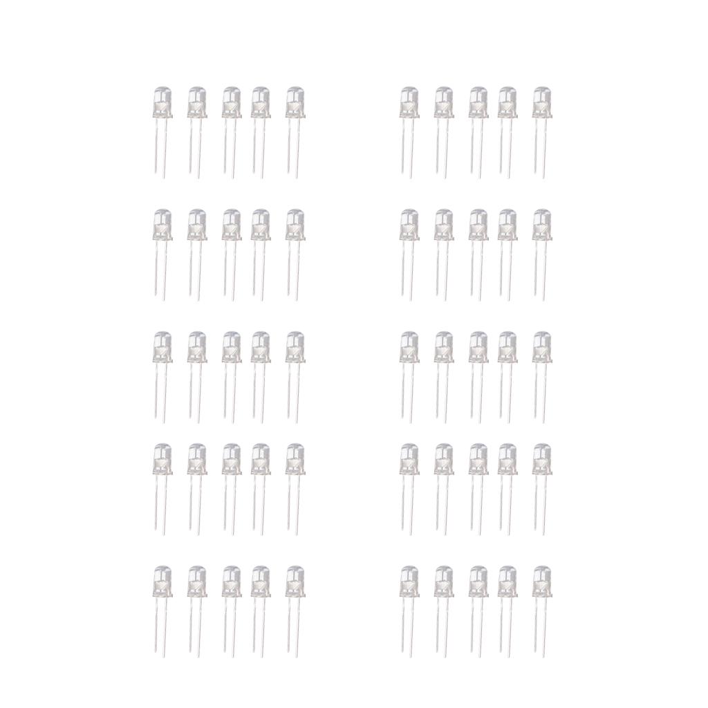 50шт 5мм RGB светодиодный светодиод