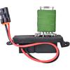 Резистор вентилятора отопителя HVAC Совместим с 1999-2006 Chevy Silverado GMC Sierra 1500 2500 3500 2000-2002 Yukon XL Резистор вентилятора отопителя Заменяет#