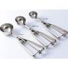 Three stainless steel ice cream shovel excavators, mashed potatoes, Türkiye ice cream, fruits, easy demoulding accessories