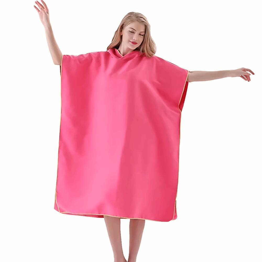 Hooded Quick-drying Swimming Towels Absorbent Beach Poncho Towels Swimming Dry Towels  Bath