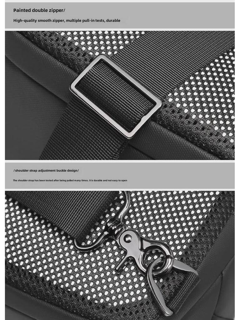 2023 Men's Casual Waterproof Multifunctional Cycling Shoulder Bag