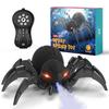 Interactive RC Spider Toy with Spray, Lights, and Music - Realistic Tarantula Robot for Halloween, Birthday Parties - Wireless Remote Control