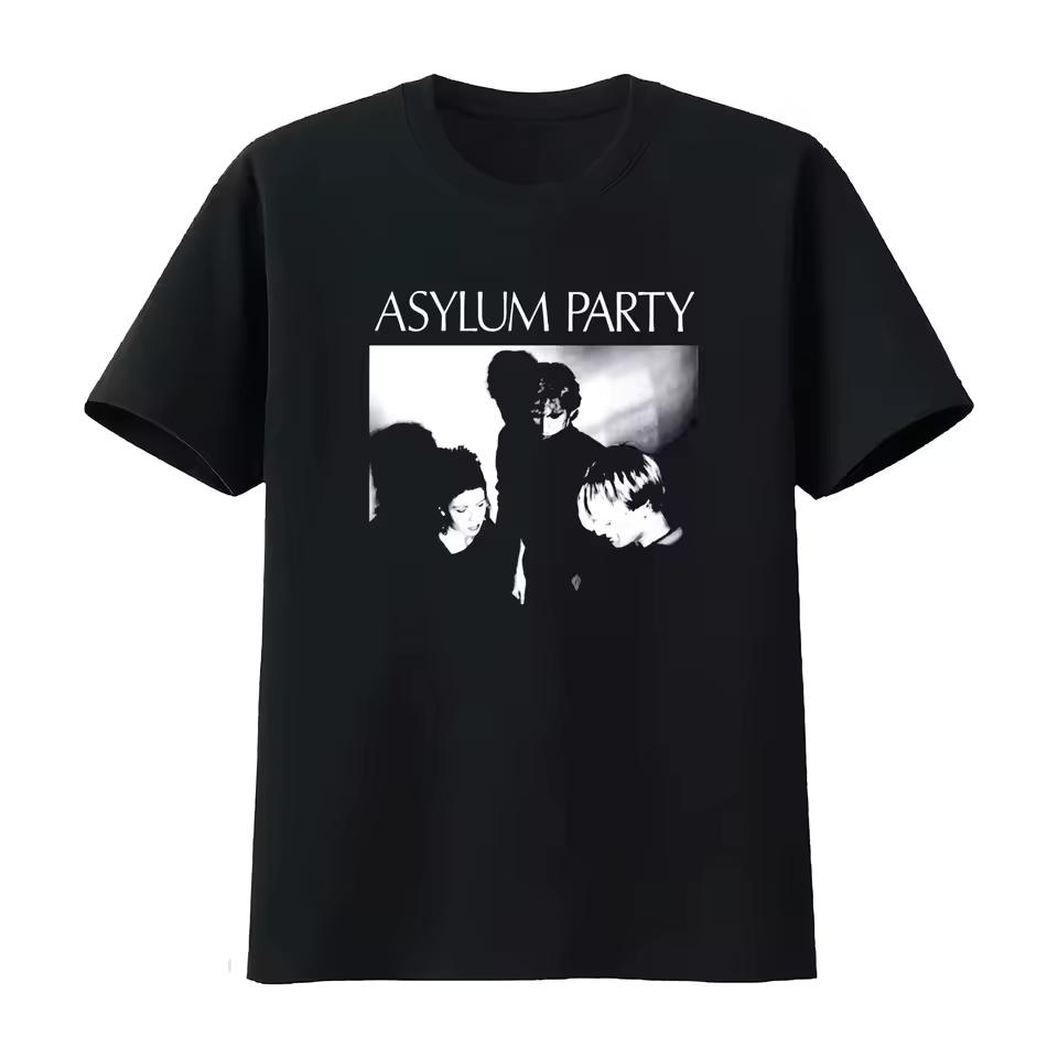 Asylum Party Retro Rock Band Print T Shirt for US Fans Men's Clothing Women Clothing Casual Graphic Stylish 2026 Summer T Shirt