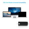 USB3.0 Card Reader for SDTF SIMs IDs IC Cards Fast Speed Compatibility with Win