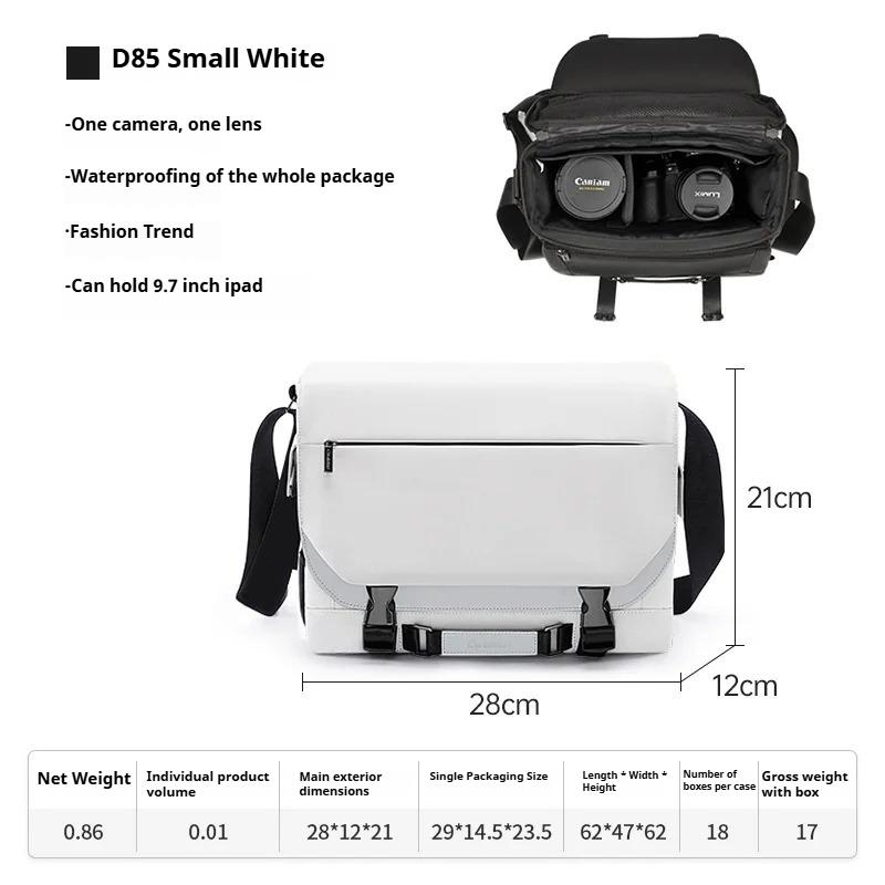 Трендовая крутая наплечная сумка-кроссбоди для камеры, высококачественная сумка для микрозеркальной камеры, водонепроницаемая профессиональная сумка для фотографии