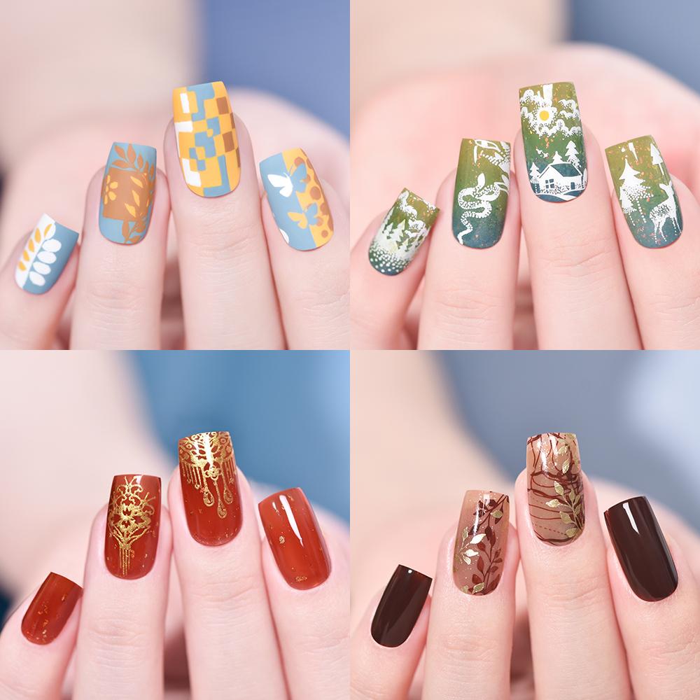 kads 11 мл лак для стемпинга ногтей, 24 цвета, сухой на воздухе лак для печати на ногтях, лак для штампов для ногтей