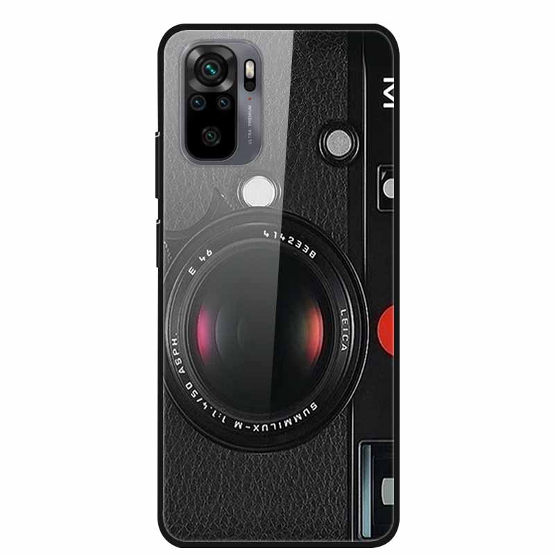 Закаленное Стекло Чехол для Redmi Note 10 Pro Чехол Жесткий Чехол для Xiaomi Redmi Note10 5G Чехол для Телефона Note10 Pro Fundas Бампер из ТПУ