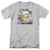 Garfield - Now Dads Cooking - Adult Unisex Short Sleeve T-Shirt - Gray
