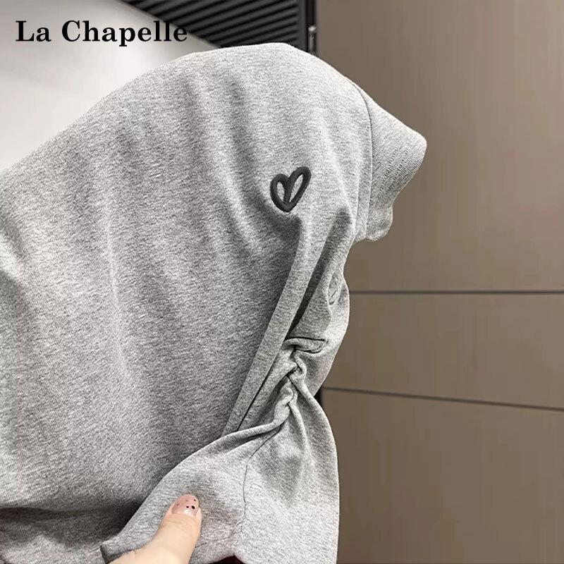 Женская вышитая плиссированная футболка La Chapelle