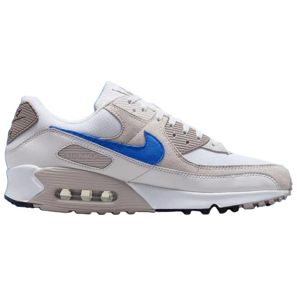 Nike Кроссовки унисекс Air Max 90 Summit White Racer Blue Серые College-Grey DM0029-110