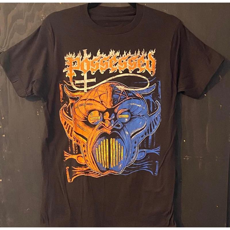 Sale Vtg Possessed Seven Band Black Cotton Size S 5Xl T Shirt For Fan