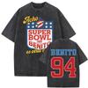 Bad Bunny Album Cover Printed Tshirt Debi Tirar Mas Fotos DTMF Washed Vintage T Shirts Men Women Hip Hop Punk Oversized T Shirt