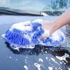 1 шт. синяя губка из синели из микрофибры для мытья автомобиля, щетка для мытья, коврик для чистки, инструмент для мытья автомобиля, полотенце, перчатки, аксессуары для укладки