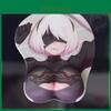 Универсальный и вневременной дизайн Игровой Коврик для мыши Nier Automata Подставка под запястье Yorha 2b 3D Грудь Ягодицы Коврик для мыши Аниме