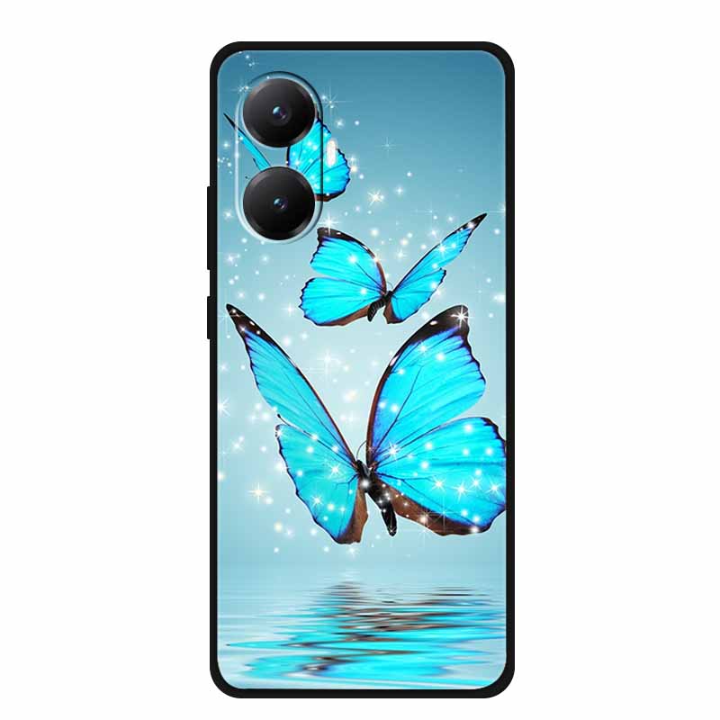 For Xiaomi POCO F7 Case Colorful Printed Cute Fashion TPU Silicone Soft Cover for POCOF7 F 7 Phone Cases Cartoon Shell Butterfly