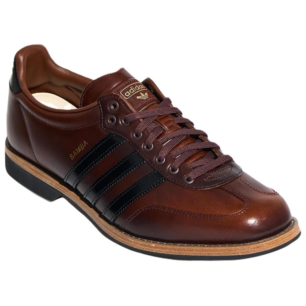 adidas Оригинальные кроссовки Samba Casual из кожи, унисекс, коричневые, черные, HP5198