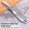 Рыбочистка из нержавеющей стали для удаления накипи, легкоочищаемый инструмент для чистки чешуи рыбы, скребок для чистки рыбы