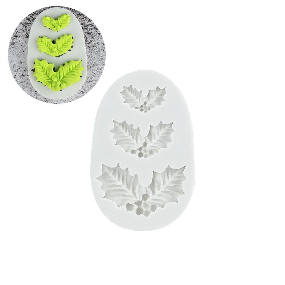 Decoration Tools Fondant Cake Cake Decoration Silicone Molds Chocolate Leaf Mold Christmas Tree