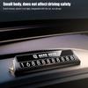 Parking Number Plate Automotive Temporary Parking Card Portable Telephone Number Plate With Magnetic Numbers For Travel Daily