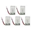 5PCS 802540 800mAh RC Drone Battery Portable RC UAV Backup Battery Accessories for SYMA X5C X5C 1