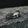 Горячая Распродажа Кольцо Модное Ретро На Пол-лица для Мужчин Женщин Греческая Мифология Винтажное Панк Готика Арт Открытое Кольцо Унисекс Аксессуары Ювелирные Изделия