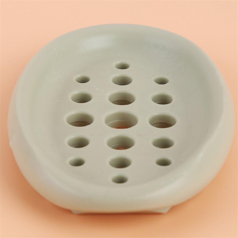 Мыльница со сливными отверстиями, ванная комната, силиконовый контейнер для хранения, подходит для мыла, зубных щеток, современный минималистичный поднос