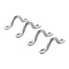 4Pcs 5/6/8mm Wire Eye Straps 316 Stainless Steel Deck Loop  Canopy Engines Accessories