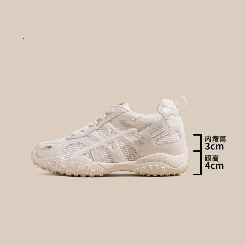 Женские новые летние сетчатые дышащие модные универсальные спортивные и повседневные туфли на толстой подошве для женщин