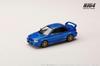 HJ64 1/64 Scale Subaru Impreza PURE SPORTS COUPE WRX type R STi Version V Limited (GC8) Sonic Blue Mica Finished Model HJ641079FBL