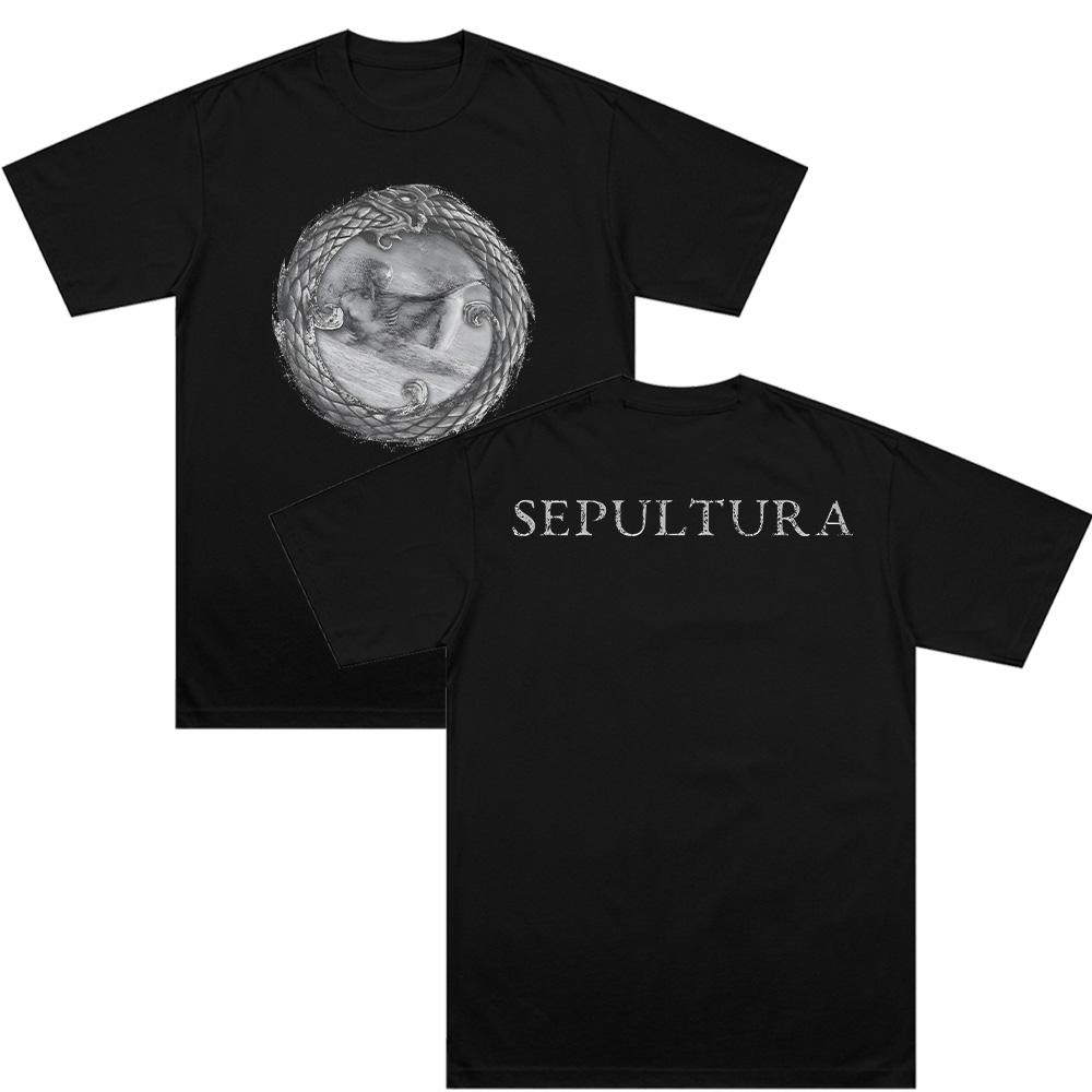 Sepultura The Cloud of Unknowing Футболки Мужские Летние С Круглым Вырезом С Коротким Рукавом Футболка Женская Мужская Хлопковая Одежда