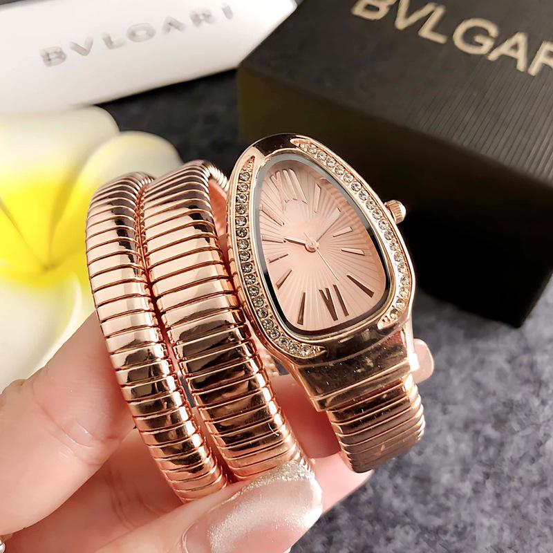 BV Home Fashion Ретро Кварцевые Наручные Часы в Форме Змеи для Женщин и Студентов