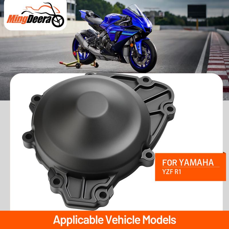 Motorcycle Engine Stator Cover Crank Case Cover Left Stator Starter For Yamaha YZF R1 YZFR1 YZF-R1 2009-2014 Generator Stator