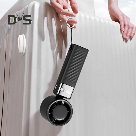 Ручной вентилятор охлаждения с цифровым дисплеем, мощный поток воздуха, 1-199 скоростей, малошумный, работающий от аккумулятора, портативный персональный вентилятор