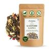 Кашмирский Кахва Zyanna - 100 г - 50 чашек | Зеленый чай с кардамоном, корицей, гвоздикой, черным перцем, миндалем и лепестками роз | 100% натуральные специи