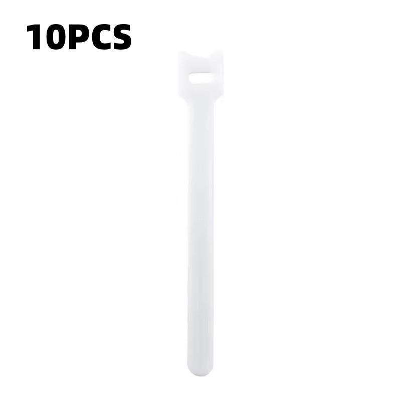10/30/50pcs Releasable Cable Organizer Ties Mouse Earphones Wire Management Nylon Cable Ties Reusable Loop Hoop Tape Straps Tie