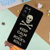 Мягкий чехол Rock Roll Skull для Samsung Galaxy S24 Ultra S9 S10 S20 S22 S21 Plus S23 FE S25 Ultra Чехол Funda