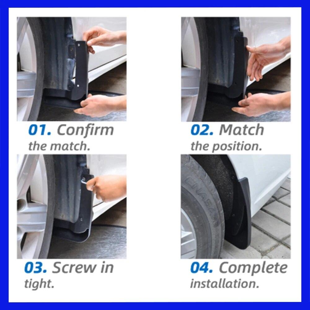 Mudguards Fit for Mazda CX-3 2016 2017 2018  CX3 CX 3 Car Accessories Mudflap Fender Auto Replacement Parts