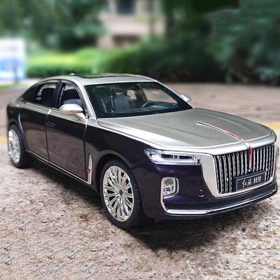 1:24 Автомобиля-Игрушки Hong Qi H9, Миниатюрные Модели, Сплав, Литье под Давлением, 6 Дверей Открываются, Инерционный Механизм, Парадные Машины для Взрослых, Коллекционные Подарки