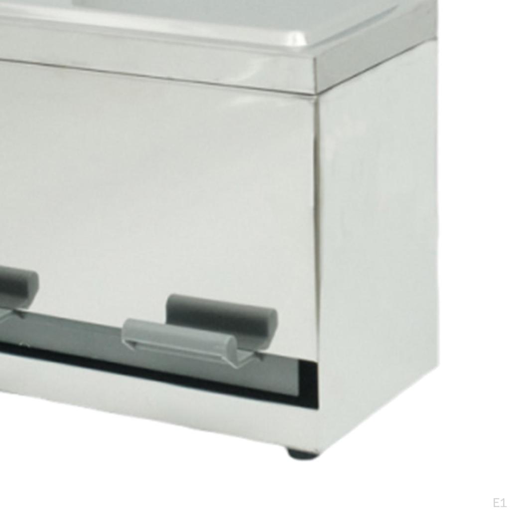 Контейнер-диспенсер из нержавеющей стали Простой в использовании Универсальный ящик-органайзер для хранения напитков для обеденной зоны