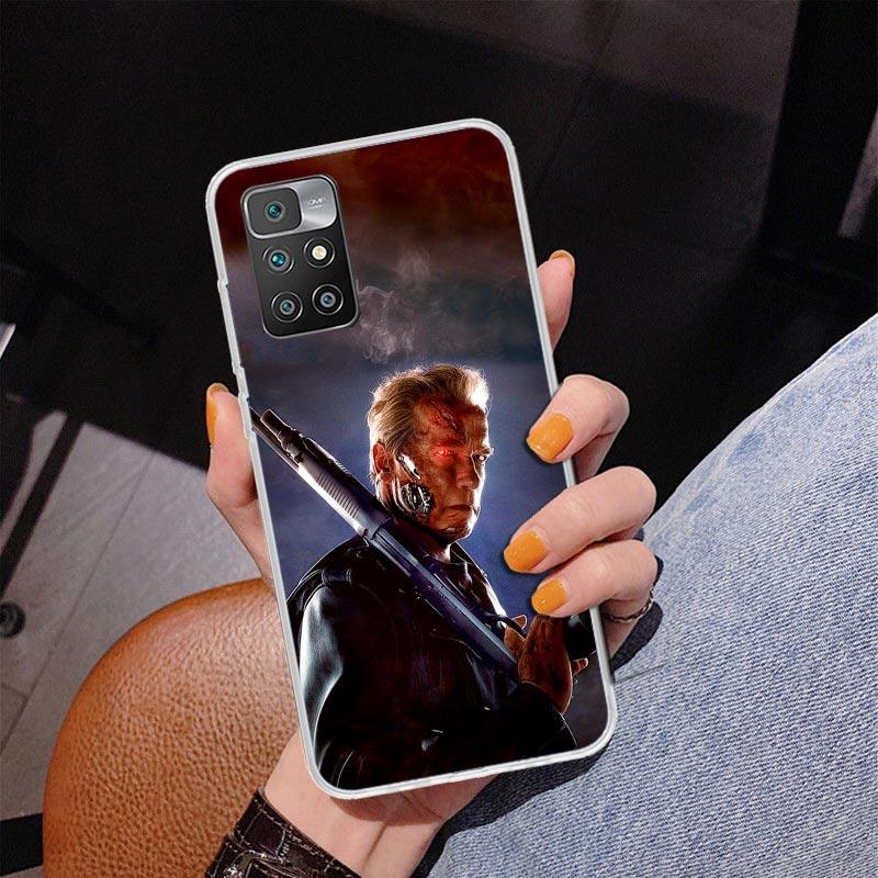 Чехол для телефона Arnold Schwarzenegger Terminator для Xiaomi Redmi 12 12C 10 10A 10C 10X 9 9A 9C 9T 8 8A 7 7A 6 6A S2 K20 Pro K40 Uniq