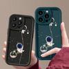 Чехол для телефона с астронавтами в космосе iPhone 15 Pro Max 11 12 13 16 14 Plus Силиконовый противоударный чехол Защитная оболочка для объектива